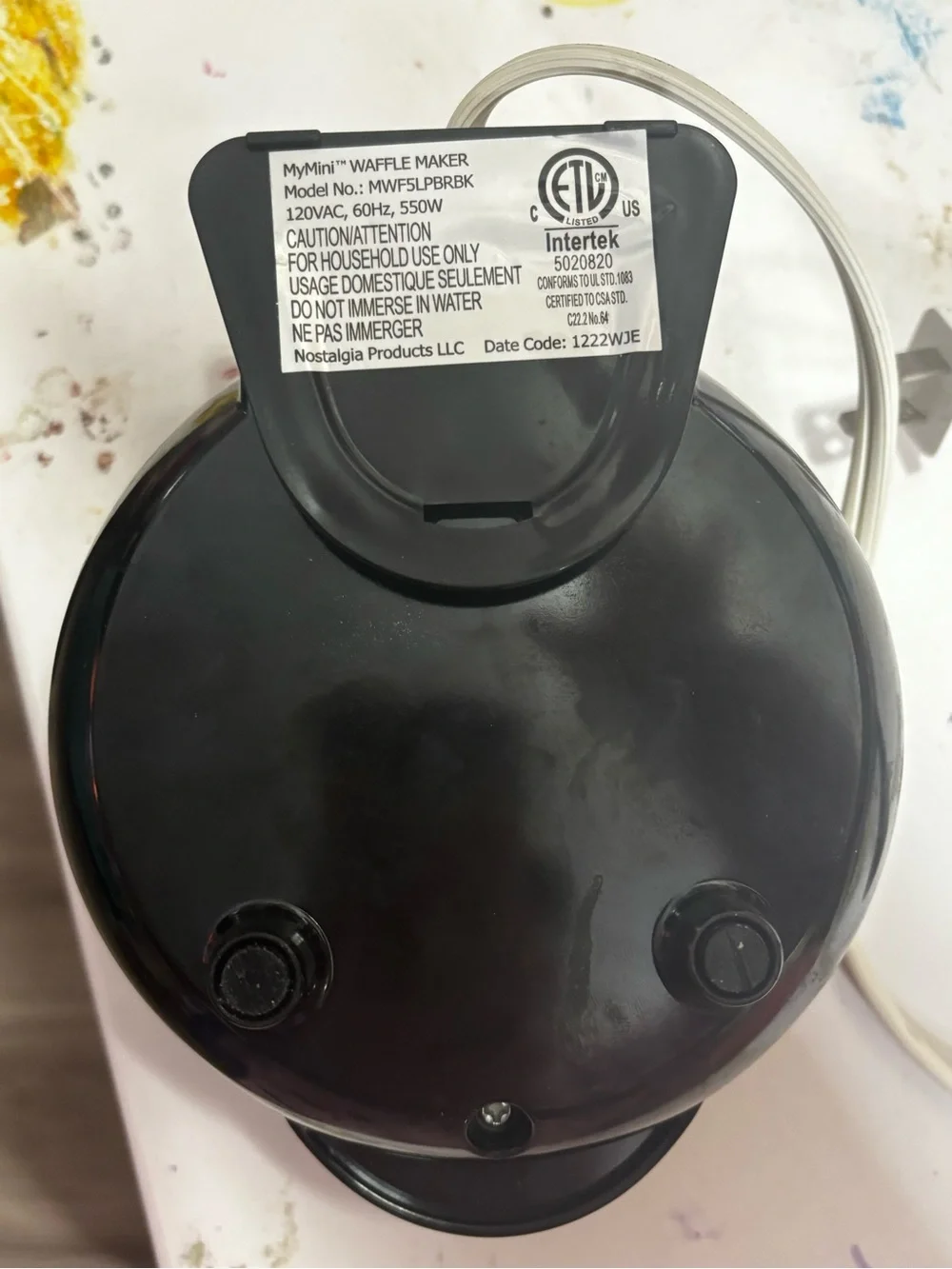 Nostalgia Leopard Print MyMini Waffle Maker
